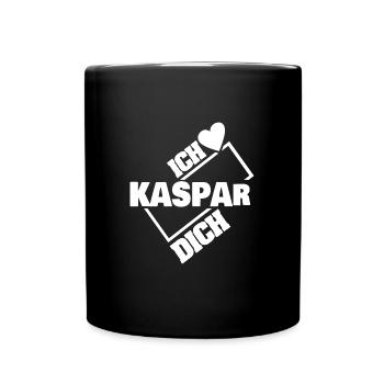 Couple Kaspar - Tasse einfarbig - Schwarz - Vorne