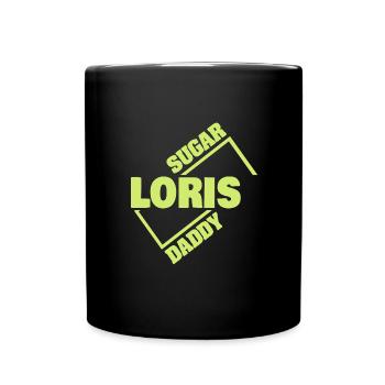 Sugardaddy Loris - Tasse einfarbig - Schwarz - Vorne