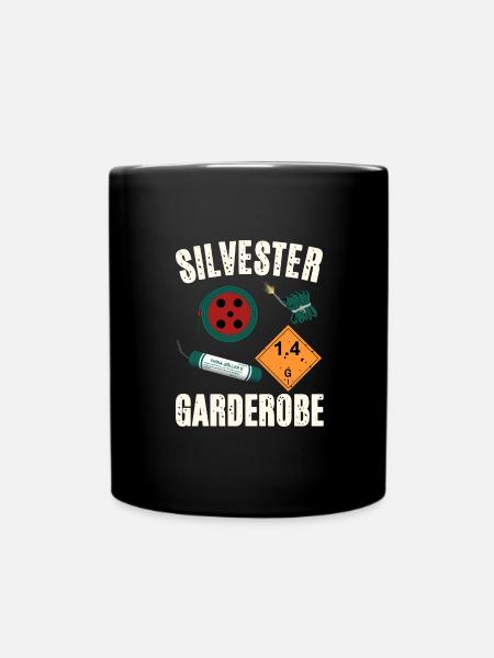Silvester Garderobe - Tasse einfarbig - Schwarz