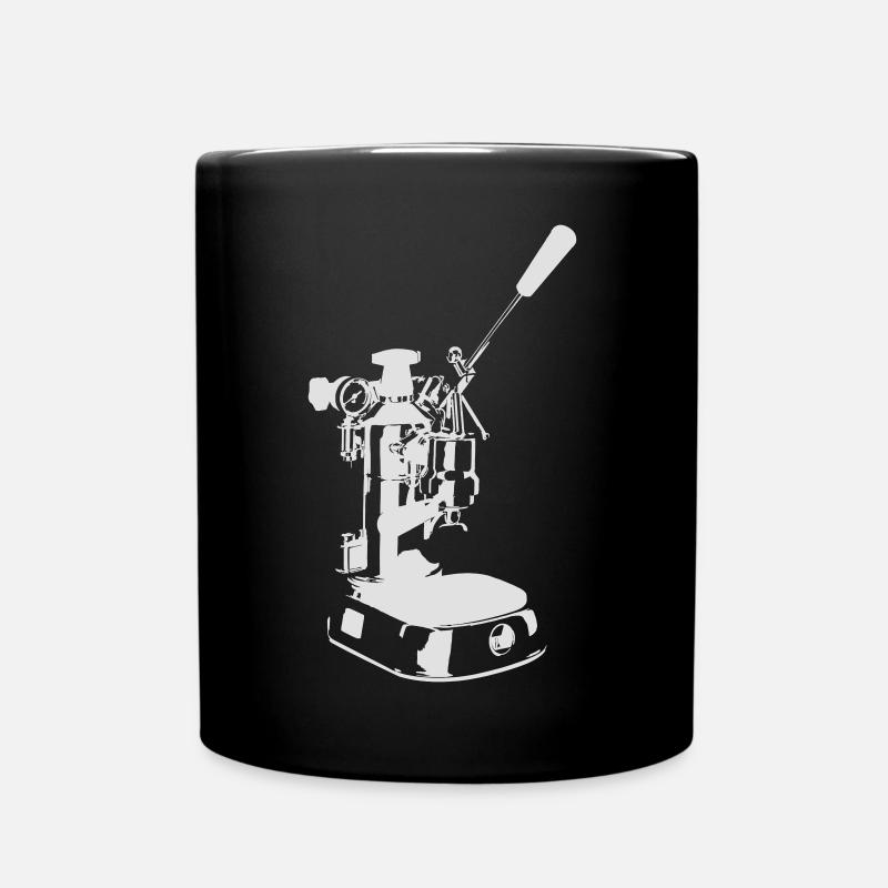 Maschine solo - White - Tasse einfarbig - Schwarz