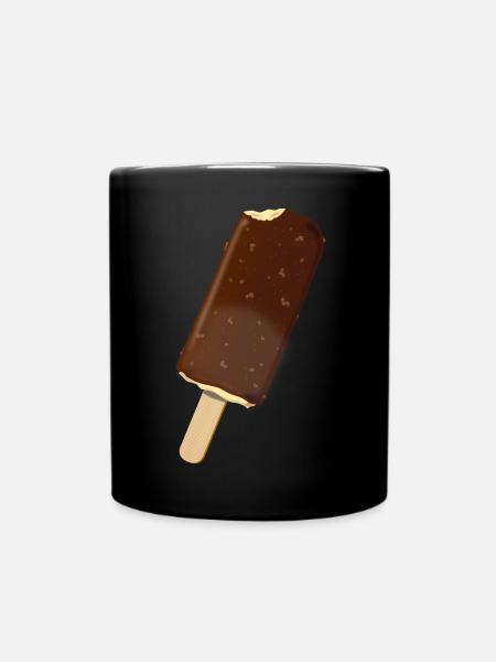 Eis - Tasse einfarbig - Schwarz