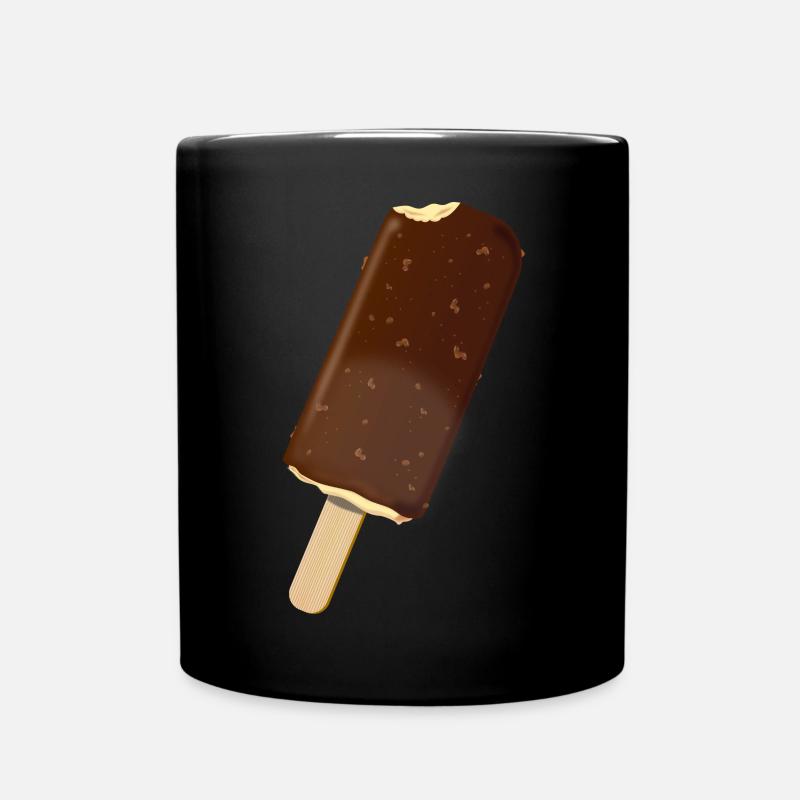 Eis - Tasse einfarbig - Schwarz