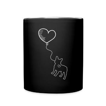 Bouledogue français - Mug uni - noir - Devant