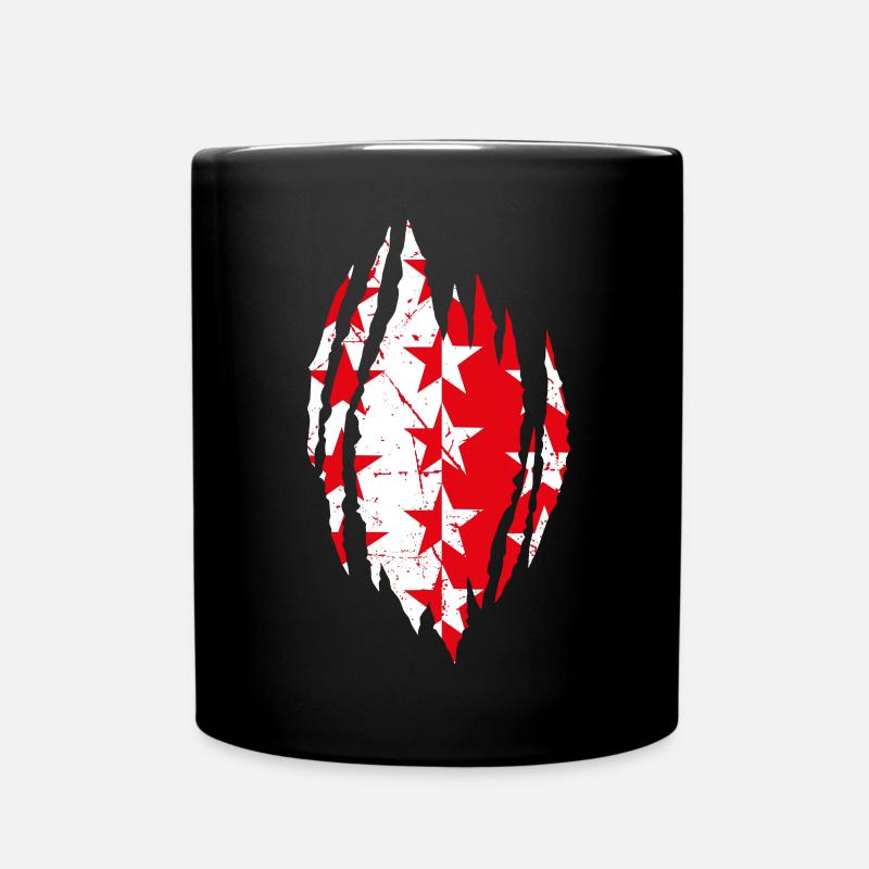 VALAIS / WALLIS - Full Colour Mug - black