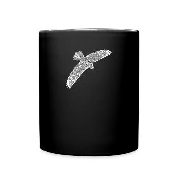 faucon - Mug uni - noir - Devant