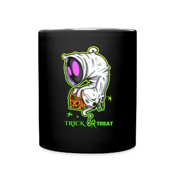 Ghost Halloween - Full Colour Mug - black - Front