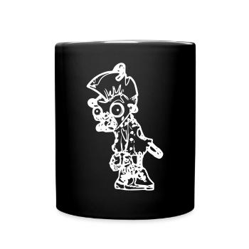 Punk alien - Full Colour Mug - black - Front