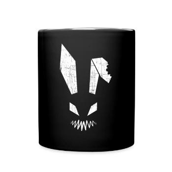 Bunny Awful Halloween Mouth Very Creepy - Tasse einfarbig - Schwarz - Vorne