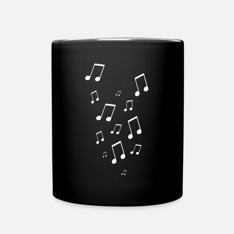Musik Noten Melodie - Tasse einfarbig - Schwarz