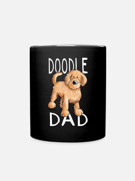 Drôle Doodle Chien - Cadeau - Mug uni - noir