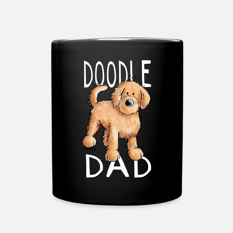 Doodle Dad - Herrchen - Hund - Golden Doodle - Tasse einfarbig - Schwarz