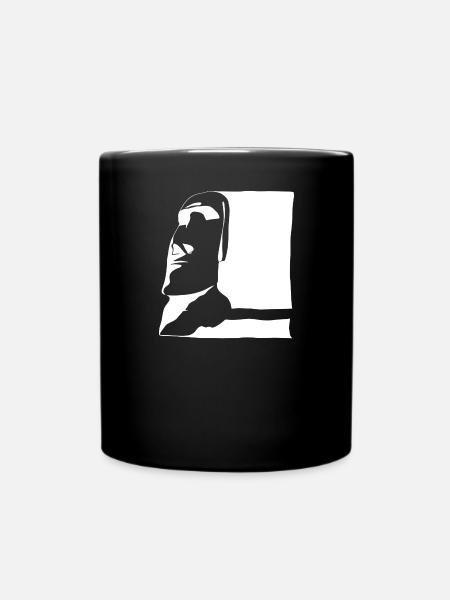 Moai - Mug uni - noir