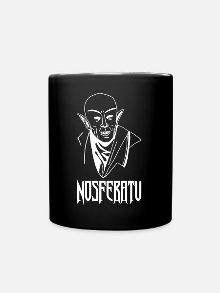 Nosferatu der Vampir (weiß) - Tasse einfarbig - Schwarz