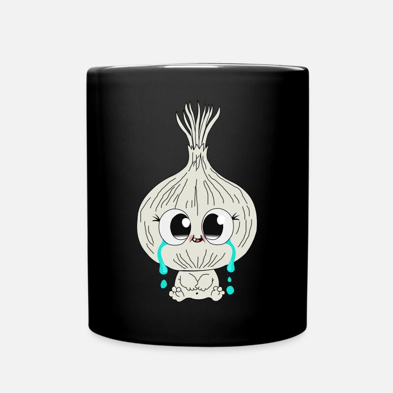 Zwiebel - Tasse einfarbig - Schwarz