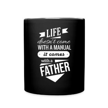 Fête des Pères Meilleur papa Meilleur papa - Mug uni - noir - Devant