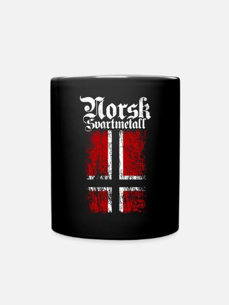 (Trve) Norwegian Black Metal - Norsk Svartmetall - Tasse einfarbig - Schwarz
