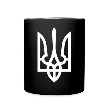 Sceau de l’Ukraine - Mug uni - noir - Devant