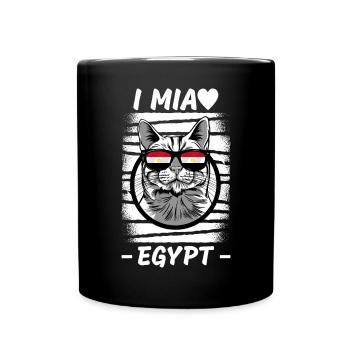 Egypt Flag Hurghada Africa Egyptian Flag - Full Colour Mug - black - Front