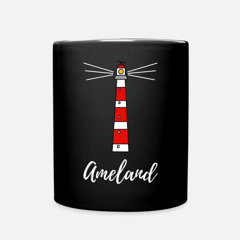 Phare Ameland Holland - Mug uni - noir