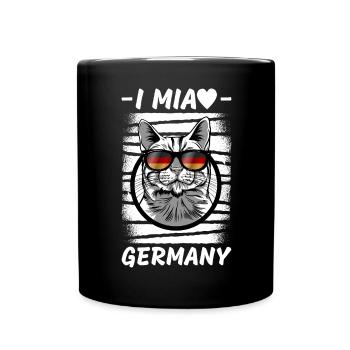 Drapeau allemand Drapeau allemand Utilisé Look Home - Mug uni - noir - Devant