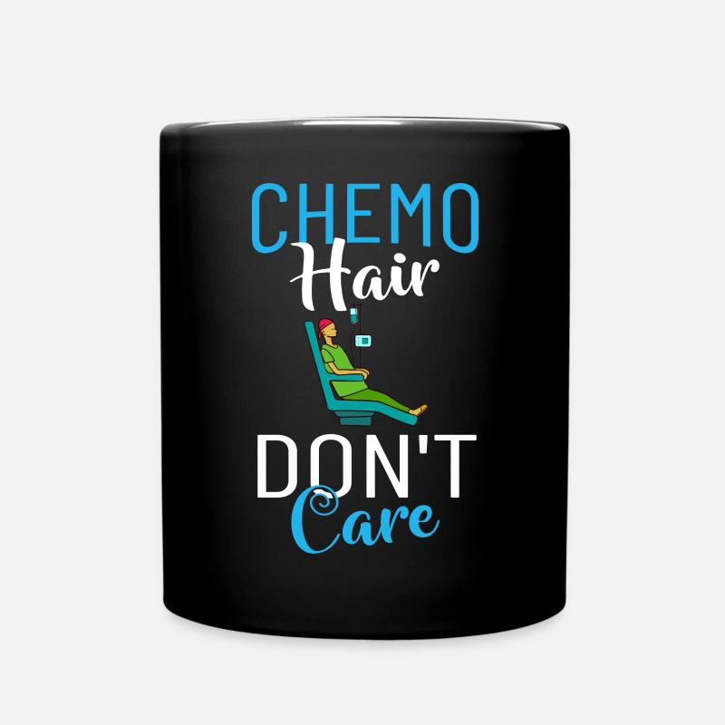 Chemotherapy Chemo Cancer Therapy - Full Colour Mug - black