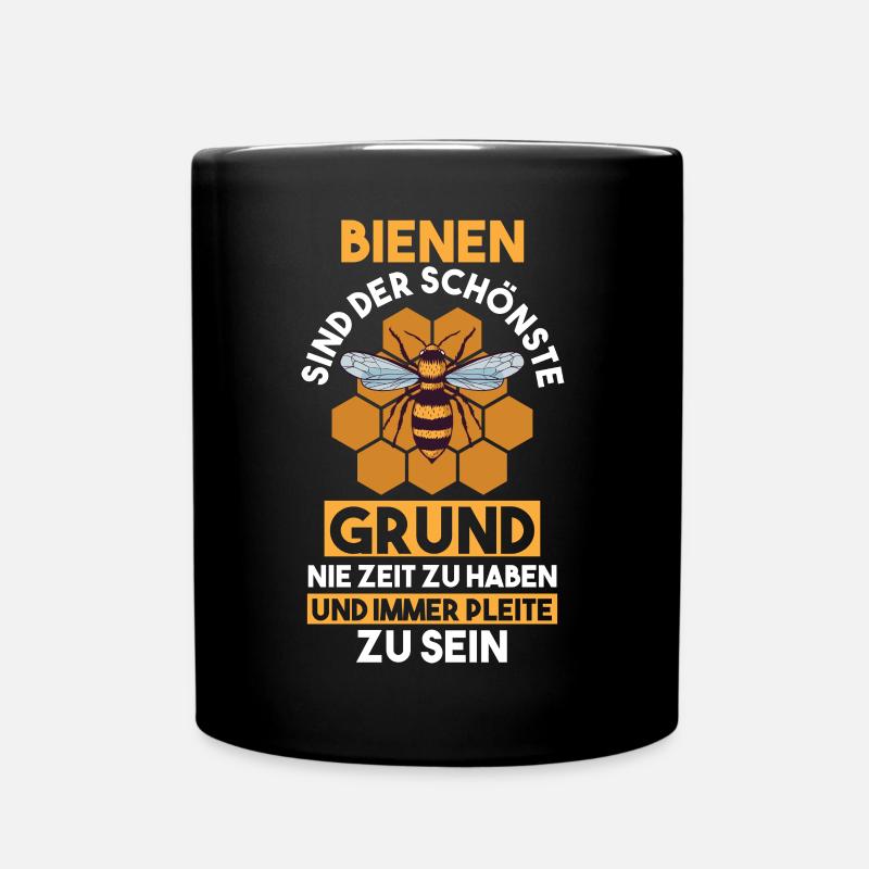 Imker Imkerei Biene Bienen - Tasse einfarbig - Schwarz