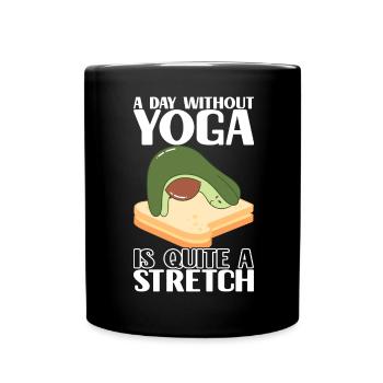 Avocado Toast - Tasse einfarbig - Schwarz - Vorne