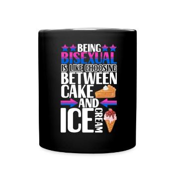 Fierté gaie LGBTQ - Mug uni - noir - Devant