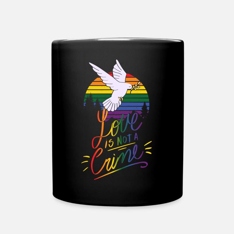 Christopher Street Day - Tasse einfarbig - Schwarz