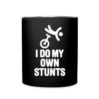 Fun Unicycle Unicycle Unicycle Rider - Full Colour Mug - black - Front