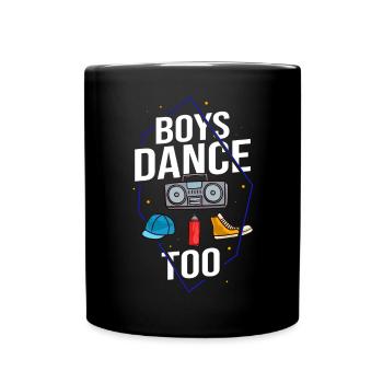 Breakdance Music Breaking BBoy Bgirl - Full Colour Mug - black - Front