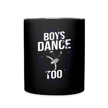 Breakdance Music Breaking BBoy Bgirl - Full Colour Mug - black - Front