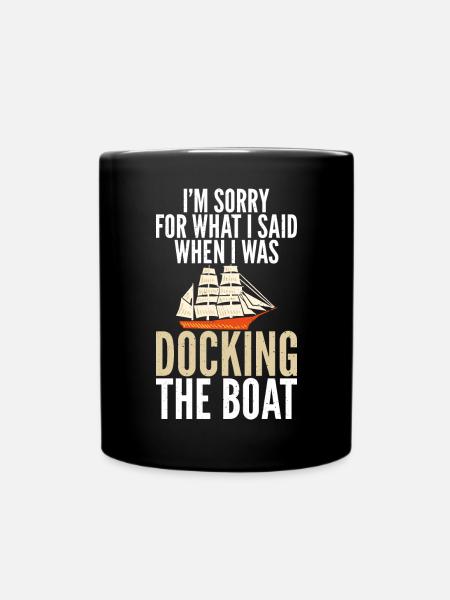 Catamaran à voile - Mug uni - noir