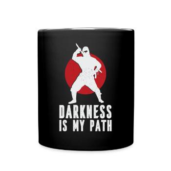 Darkness is my path - Full Colour Mug - black - Front