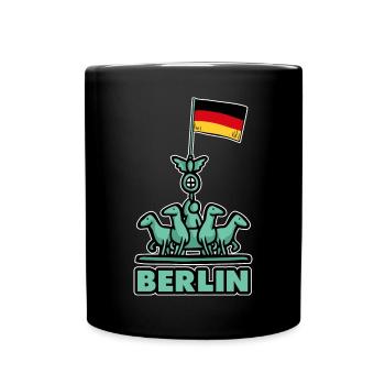 Berlin - Full Colour Mug - black - Front
