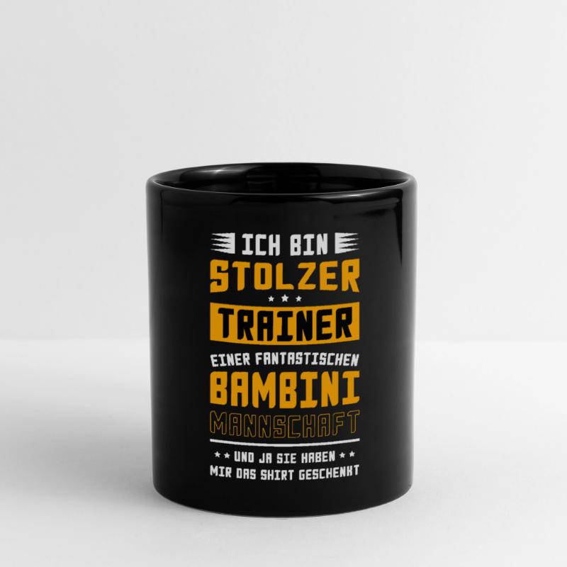 Stolzer Trainer einer Bambini Mannschaft / Team Tasse einfarbig