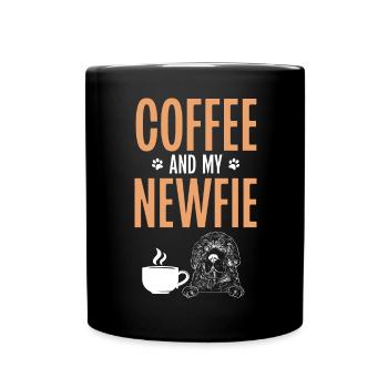 Terre-Neuve Chien de Terre-Neuve - Mug uni - noir - Devant