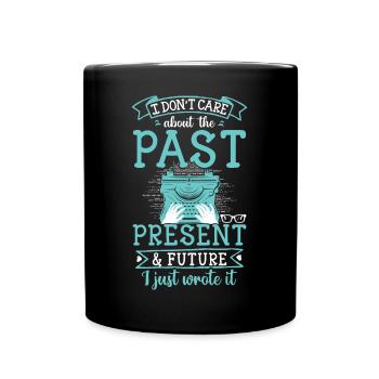 I am not interested in the author of the - Full Colour Mug - black - Front