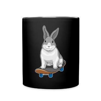 Rabbit Skater Skateboard - Mug uni - noir - Devant