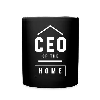 Ceo Of The Home - Mother's Day Funny Gift - Full Colour Mug - black - Front