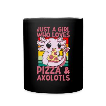 Axolotl - Mug uni - noir - Devant
