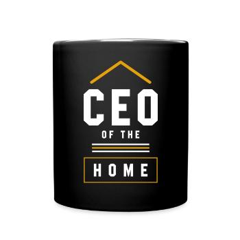 Ceo Of The Home - Mother's Day Funny Gift - Full Colour Mug - black - Front