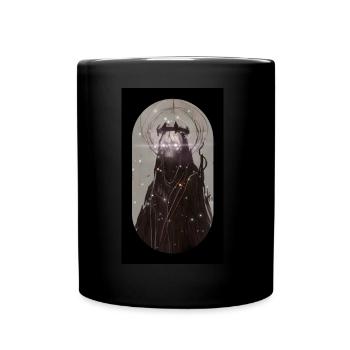 Totenkopf Geist mystisch - Tasse einfarbig - Schwarz - Vorne