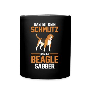 Dog Beagle - Full Colour Mug - black - Front