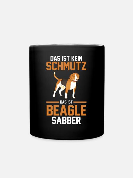 Dog Beagle - Mug uni - noir