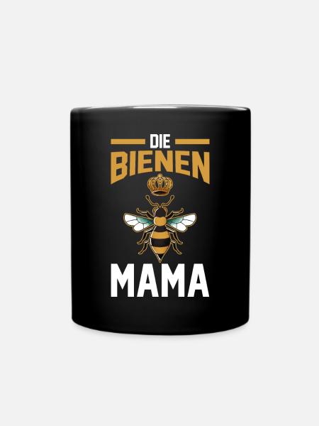 Bienenzüchter Mama Mutter Imker Biene Bienen - Tasse einfarbig - Schwarz