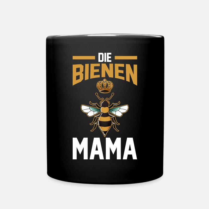 Bienenzüchter Mama Mutter Imker Biene Bienen - Tasse einfarbig - Schwarz