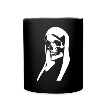 Unveil Your Enigmatic Aura with Unholy Nun, Satan - Full Colour Mug - black - Front