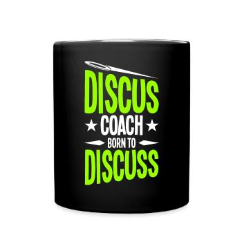 Discus Throw Discus Thrower Athletics Discus - Full Colour Mug - black - Front