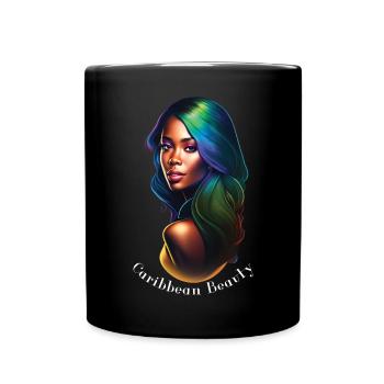 Caribbean Girl Beauty8 - Mug uni - noir - Devant